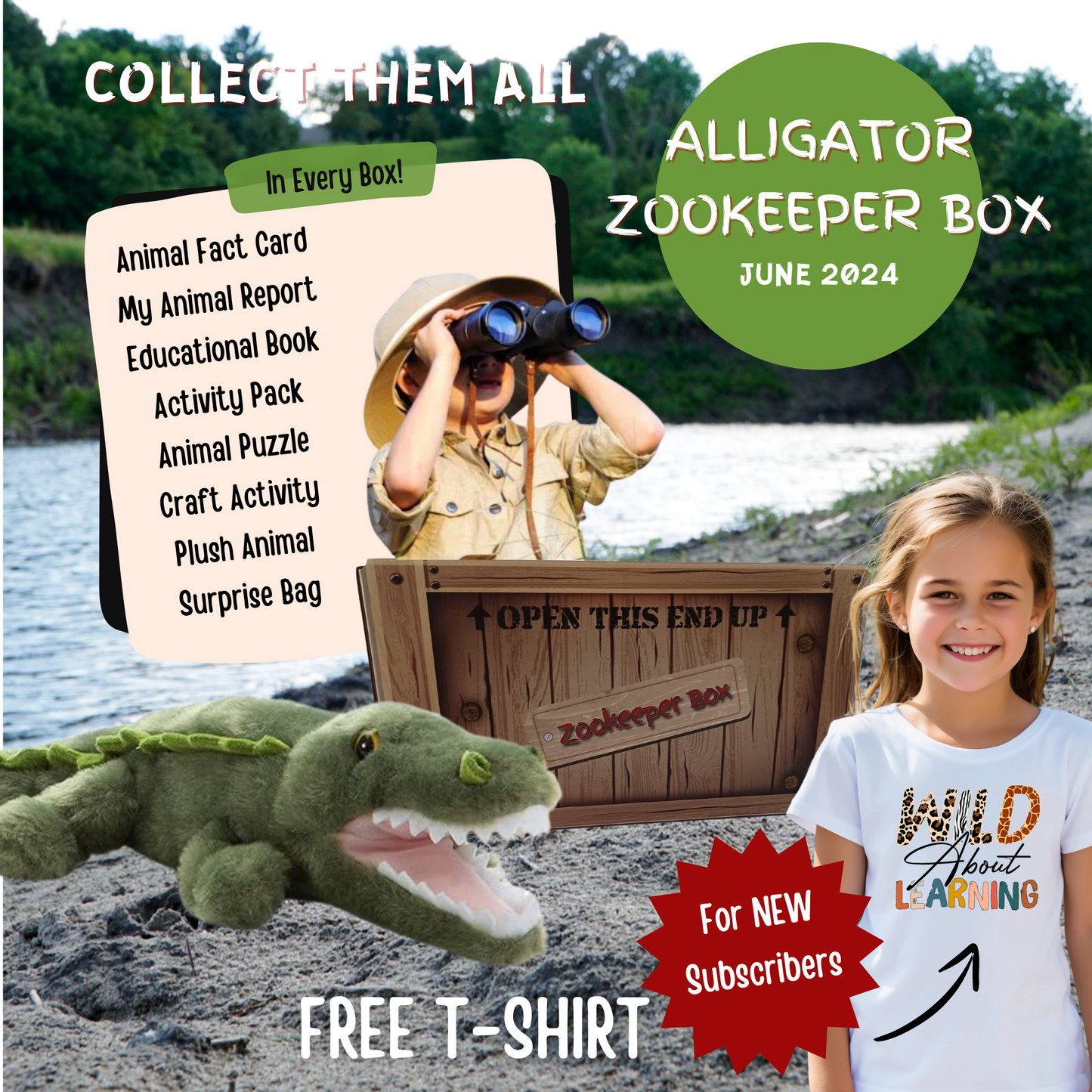 Zookeeper Box Subscription (Delivered Monthly)