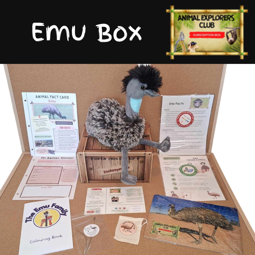 Emu Zookeeper Box - Animal Explorers Club