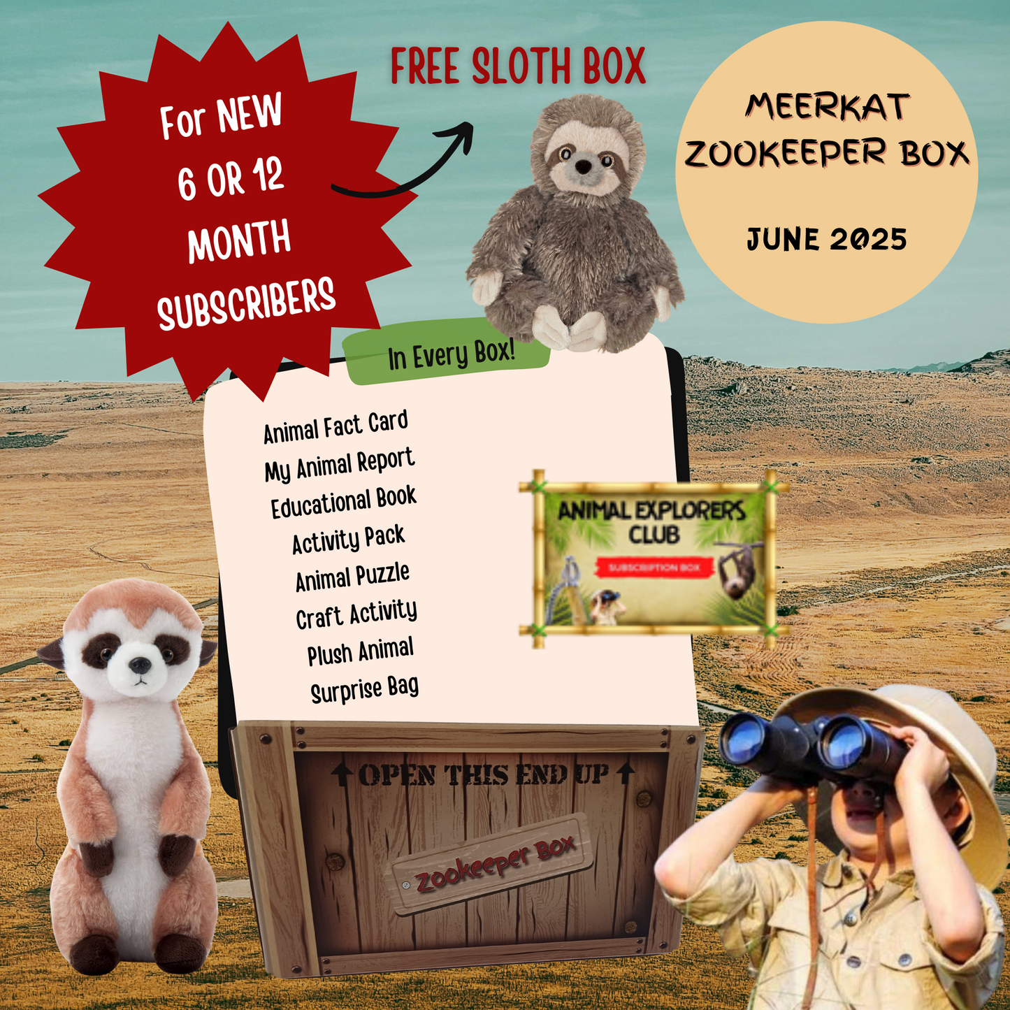 Zookeeper Box Subscription (Free Box Offer)