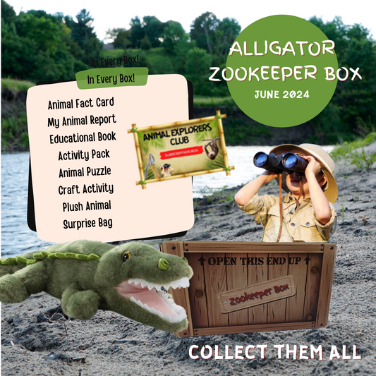 Alligator Zookeeper Subscription Box - Animal Explorers Club