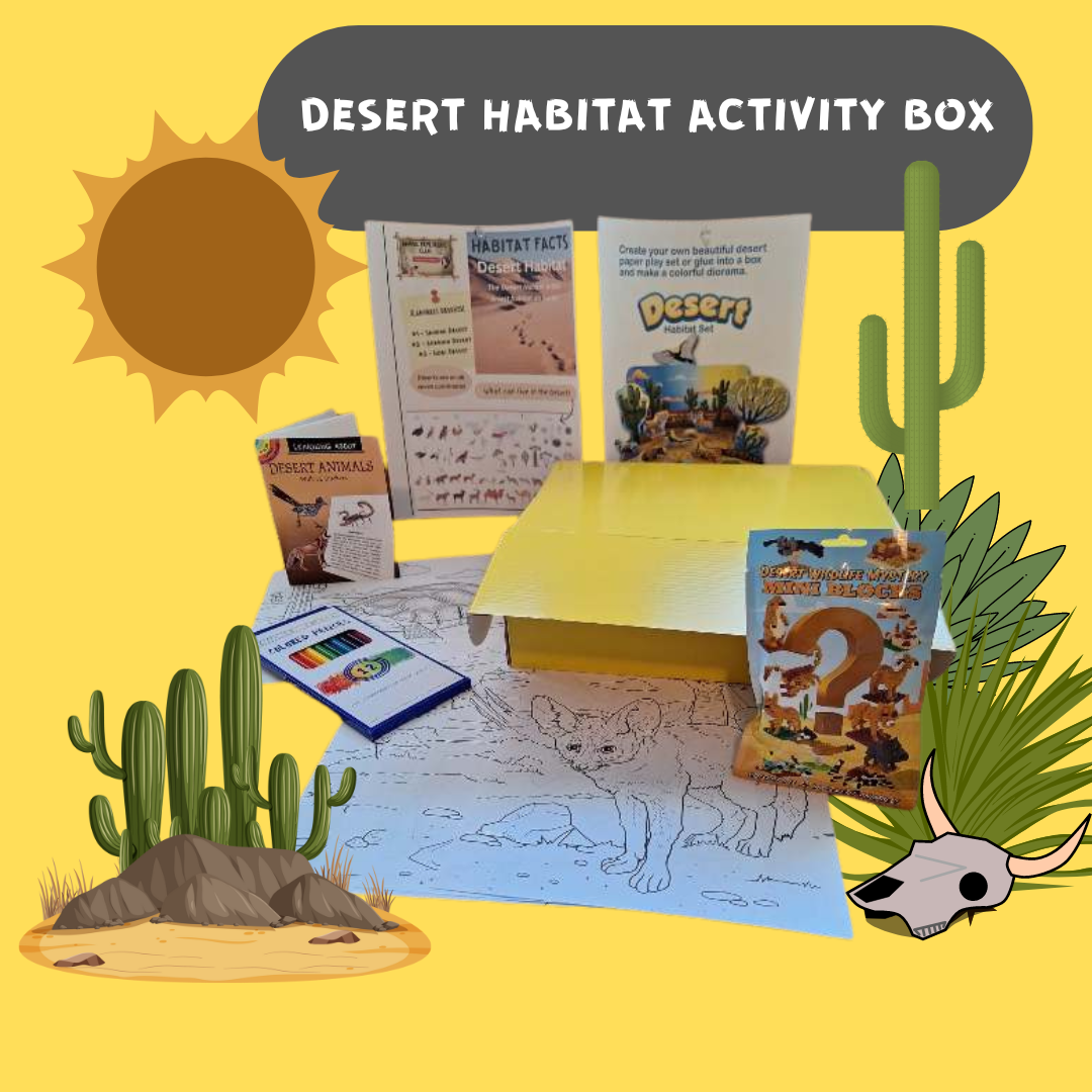 Desert Habitat Activity Box - Animal Explorers Club