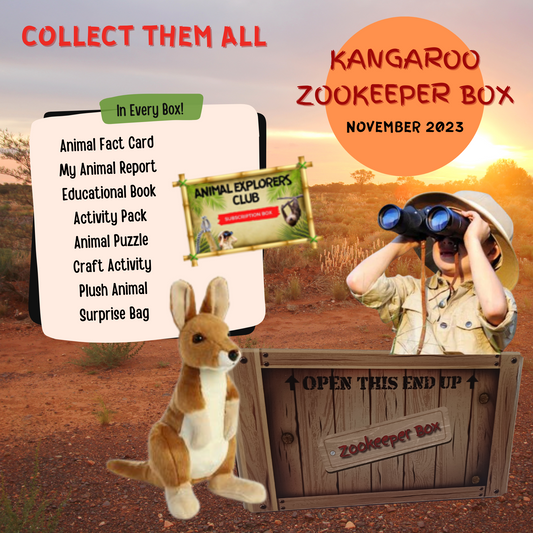 Kangaroo Zookeeper Subscription Box - Animal Explorers Club