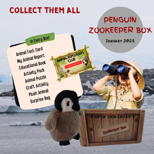 Penguin Zookeeper Subscription Box - Animal Explorers Club