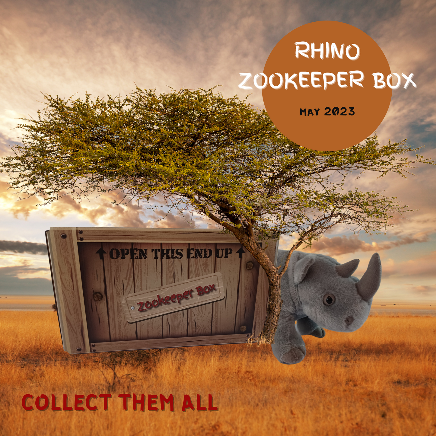 May Rhino Zookeeper Subscription Box