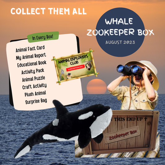 Whale Zookeeper Subscription Box - Animal Explorers Club